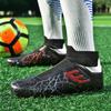 Football Boots Men's High Top Professional Training Football Shoes Long Spike Sports Football Shoes 36-45
