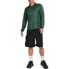 Nike Solid Color Letter Logo Print Pocket Half Zip Pullover Long Sleeve T-Shirt Men Tops Green FB7382-323