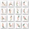 New Fashion 26 English Letter Pattern Cushion Cover Home Fabric Sofa Modern Style Pillow Cover