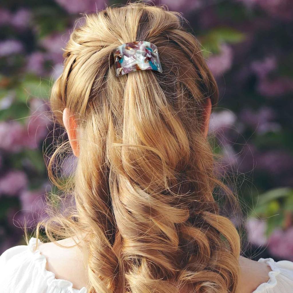 Hairband Accessories Niche Simple Geometric Hair Rope Rubber Band Hair Accessories High-end New Back of The Head Hair Accessories