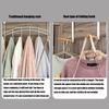 Innovative Foldable Over Door Hooks With Nonslip Protections Sturdy Wooden Hanger For Bathroom Bedroom Organization