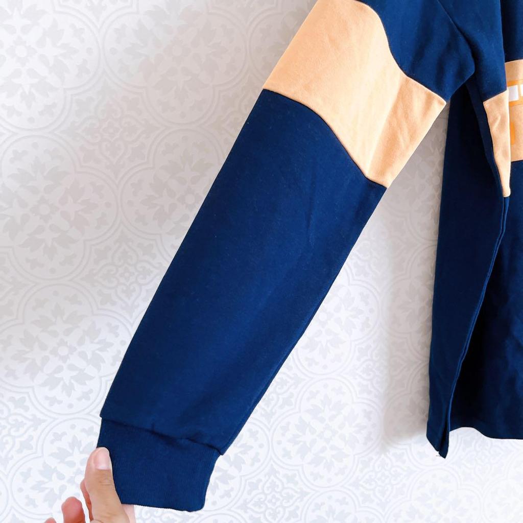 [USED] Like new! TWICE Nayeon NAYEON RUN long-sleeved polo shirt, navy, size XL