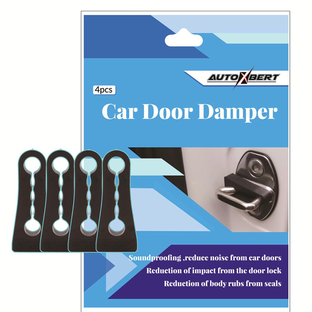 Sound Damper Door Lock Buffer For Mazda 3 6 CX-5 2013-2024 Rattling STOP Soundproof Screaks Door Striker Deaf Gap Seal Deadener Heat Shields 2