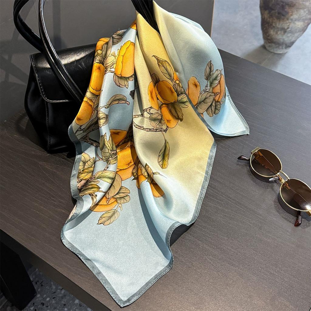 Fashion 100% Real Silk dot Scarf Women Shawls Wraps for Ladies Neckerchief Foulard Scarves Pashmina Female Hijab Bandana