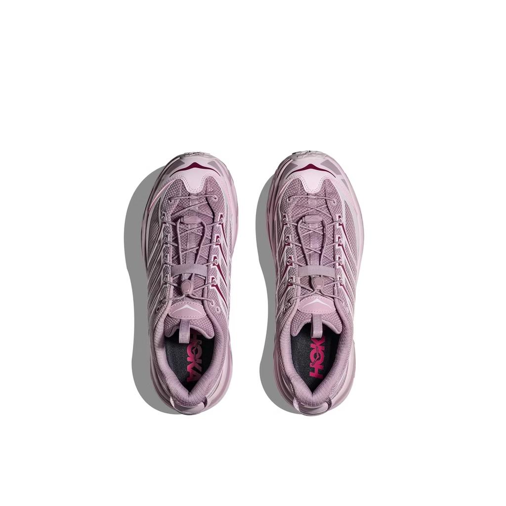 Hoka One One Mafate Three 2 Lightweight Comfortable Trail Running Shoes Unisex sneaker Light-Purple Peach 1141572-FTLL