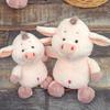 Cartoon Pig Plush Toy Stuffed Pink Pig Plushie Simulation Animal Doll Home Living Room Bedroom Decoration Boys Girls Birthday Gift