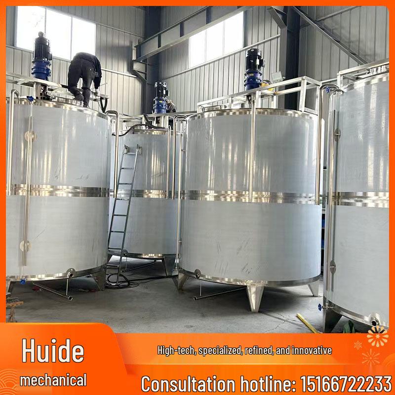 30 Cubic Stainless Steel Electric Heating Double-Layer Vertical Mixing Tank
