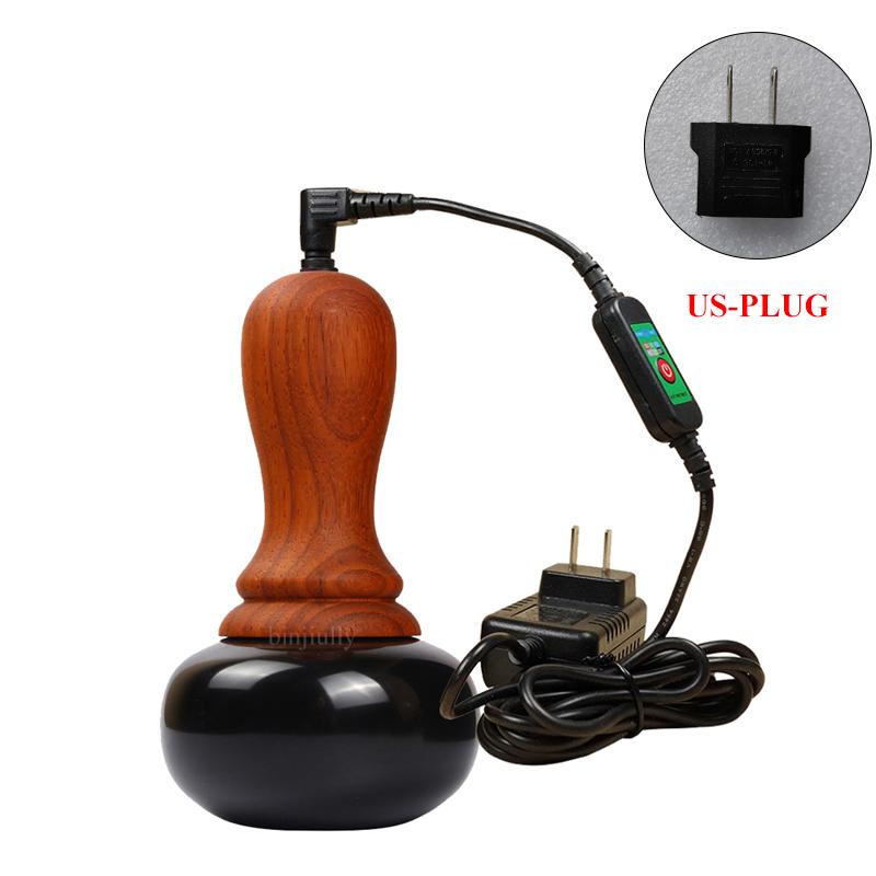 Natural Electric Bianstone for Face Back Gua Sha Massager Slimming Body Skin Lift Care Spa Meridian Dredging Muscle Massage Tool