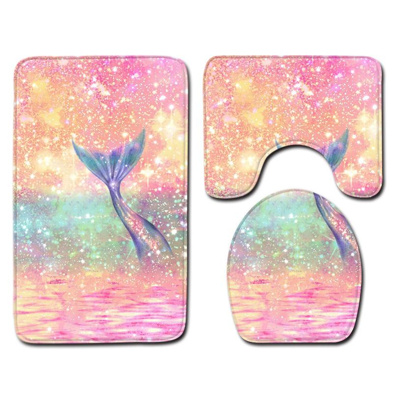Animal Tree Print Bathroom Decorative Carpet Non-Slip Floor Mat Door Mat