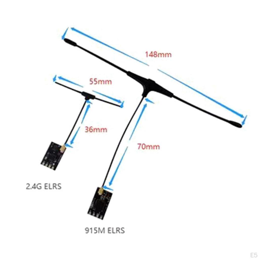 Kompakter Empfänger für Drohnen mit Antenne mit erweiterter Reichweite