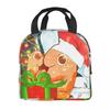 Kawaii Pochitas Thermal Insulated Lunch Bags for Work Portable Food Bag Cooler Thermal Lunch Box