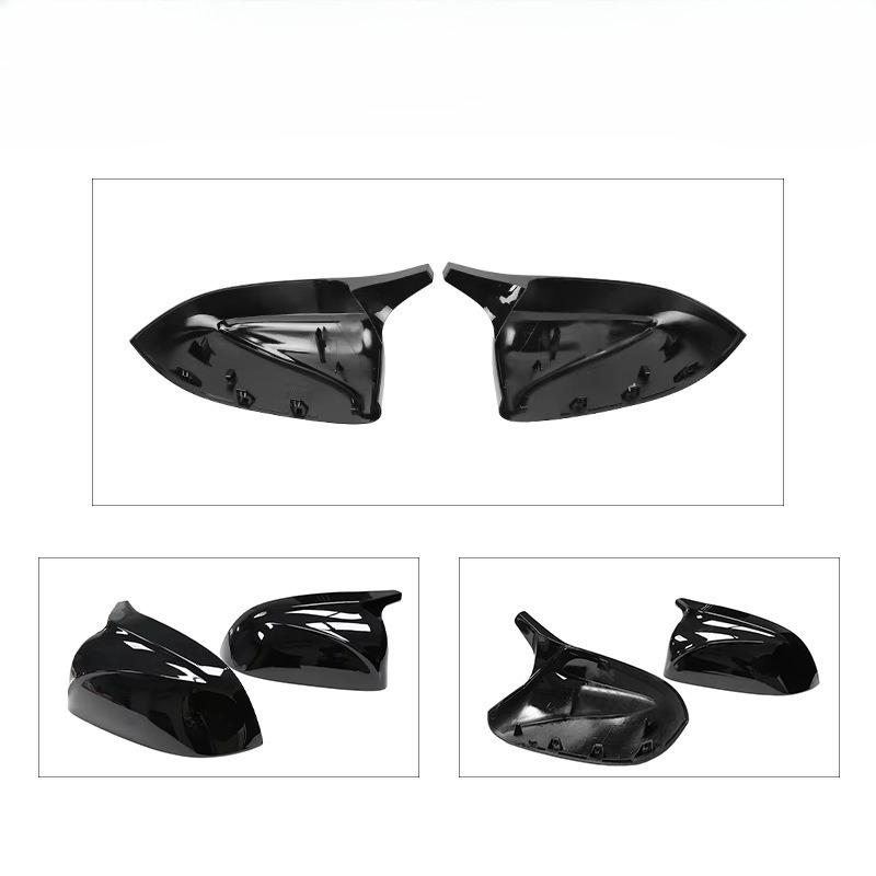 2Pcs Glossy Black Rear Side View Mirror Covers Shell Replacement For BMW X3 G01 Ix3 X4 G02 X5 G05 X6 G06 X7 G07