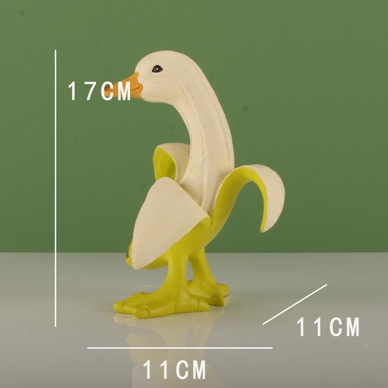 

Новые креативные поделки из смолы банановая утка банановая собака простое украшение в стиле домашнего интерьера чайный столик вход небольшой орнамент подарок