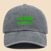 Printed baseball cap urban casual trucker hat solid color simple dad hat adjustable