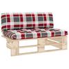 Outdoor Center Sofa Pallet Design Impregnated Pine Wood