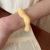 Creative Europe American Style Wide Open Bangle Boho Flower C Shape Cuff Bangles Stack Cuff Wrist Irregular Resin Bangle Girls