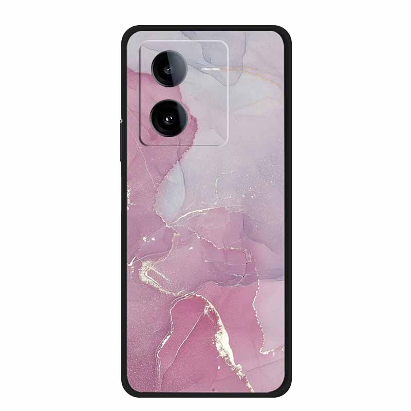 Phone Cover For Vivo iQOO Z8 5G Cases 6.64" Marble Soft TPU Silicone Para for Vivo iQOO Z8 V2314A 2023 Back Case Bumper Fundas