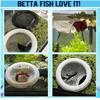 Hamac Flottant pour Poisson Betta Lit de Repos Flottant pour Aquarium Endroit de Repos Flottant Sûr pour Poissons Bettas Crevettes Petites Créatures Aquatiques