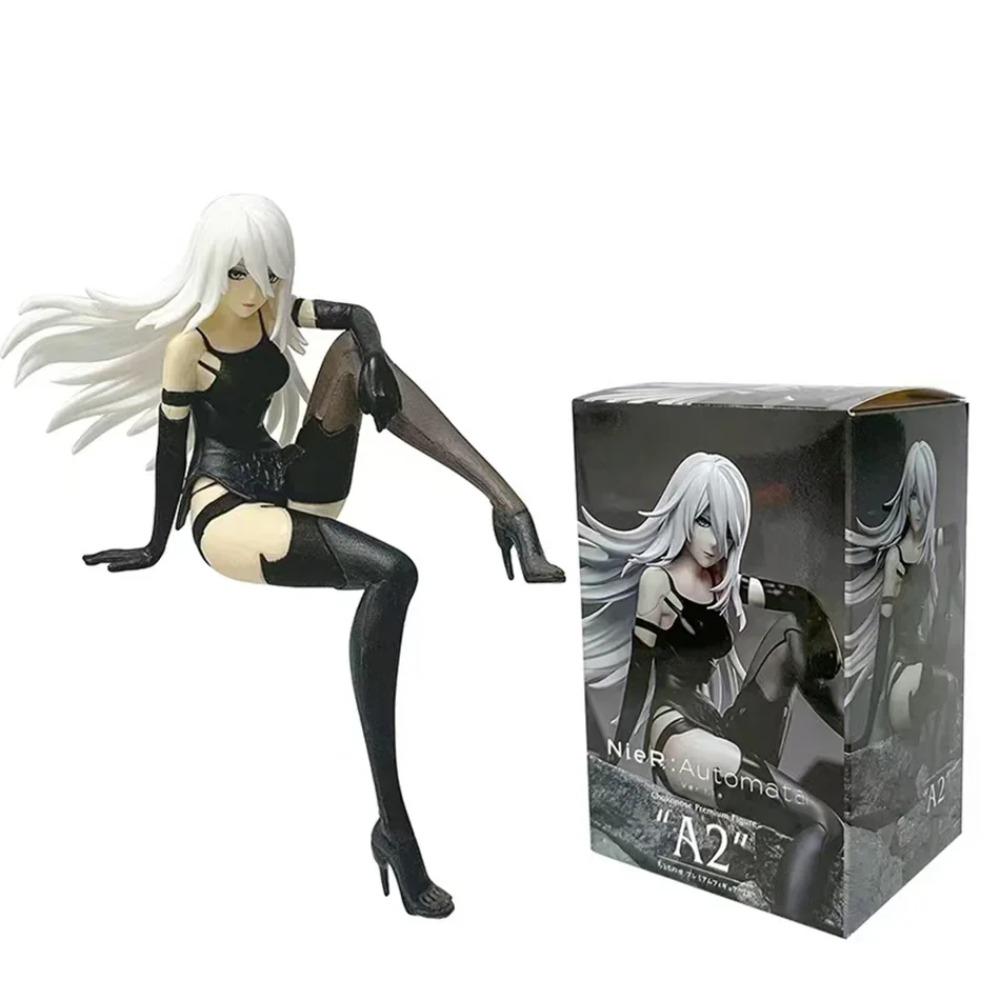 Figurine originale de 15 cm de l'anime Nier de SEGA:automates Ver1.1A 2B Yorha No. 2 figurines Chokonose Premium Type B en PVC, modèles de collection