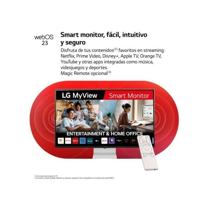 Moniteur - LG - 43SQ700S-W - 42.5" - UltraHD 4K - LED IPS - USB-C