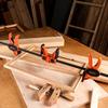 JORGENSEN Clamp F Clamp Quick Bar Clamp 300mm Set of 2 Maximum Tightening Force 68kg Set Quick Release Lever Resin Protective Pad Wood Strong Fixation