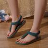Women's Sandals 2026 New Flat Heels Sandals for Summer Shoes Woman Flip Flops Soft Bottom Beach Summer Footwear Sandalias