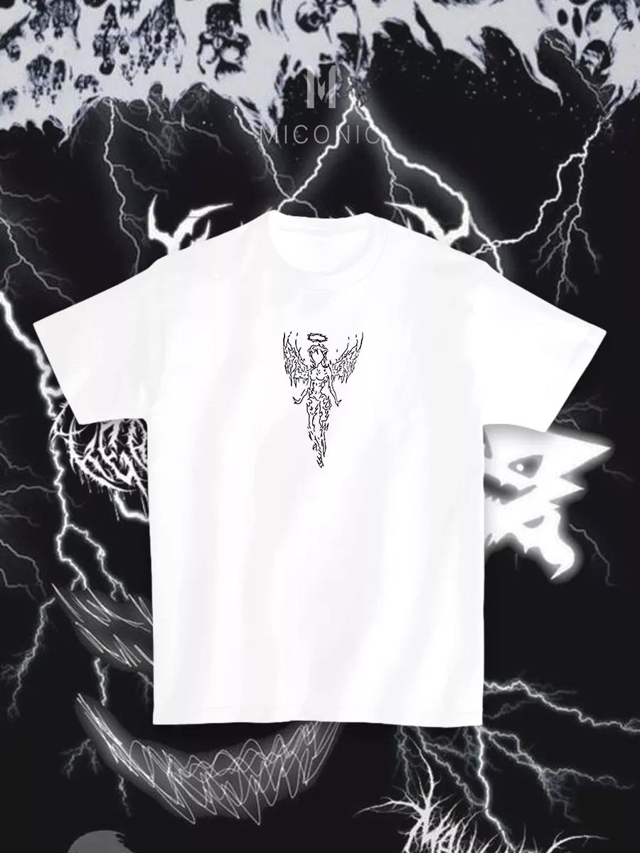 Y2K retro grunge anime T-shirt M