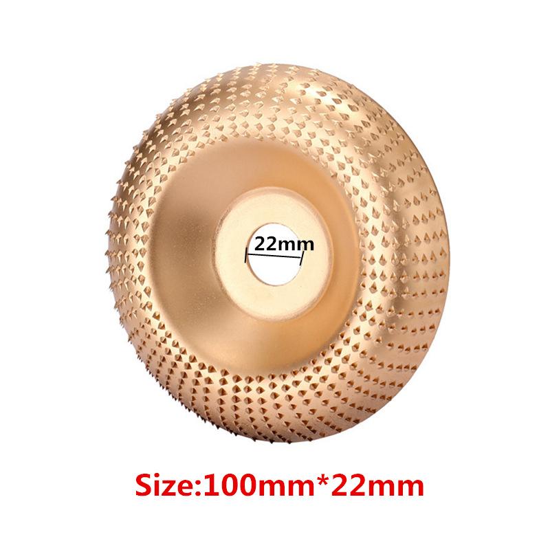 Wood Shaping Sanding Disc, Tea Tray Carving Buffing Pad, Angle Grinder Wood Carving Burr Disc Polishing Wheel