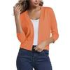 GMXIA Women's Vintage Casual Plaid Print Autumn Spring Long Sleeve V-Neck Jackets & Coats