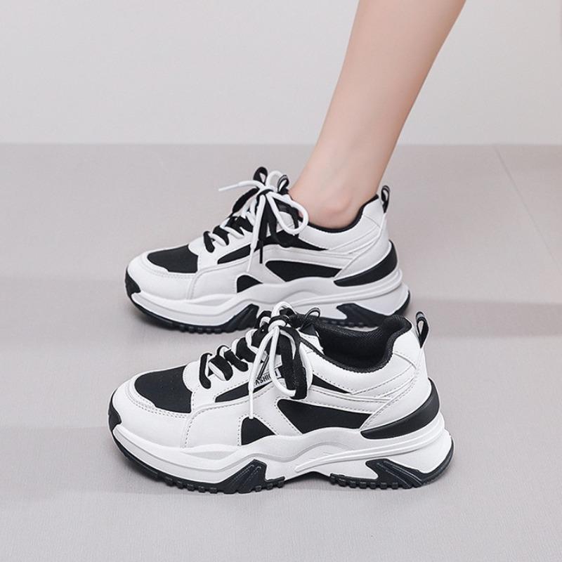 Designer Women Shoes Muffin Thick Bottom Leisure Shoes 2025 All-match Soft-sole Sneakers Outdoor Woman Platform Shoes De Zapatos