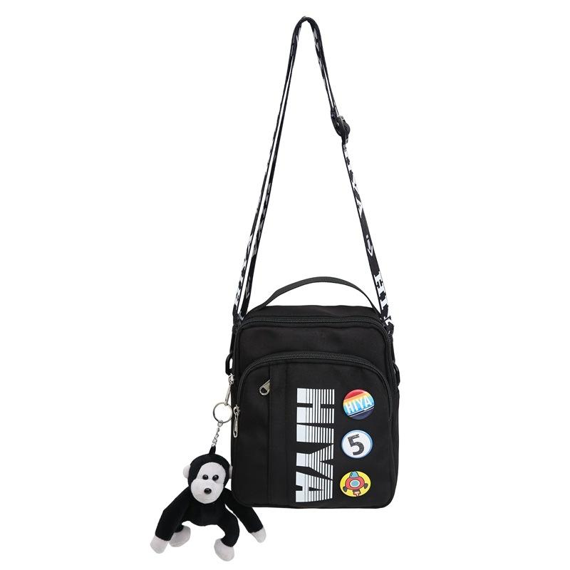 Pánská malá taška s potiskem písmen, taška přes rameno, dámská sportovní crossbody taška