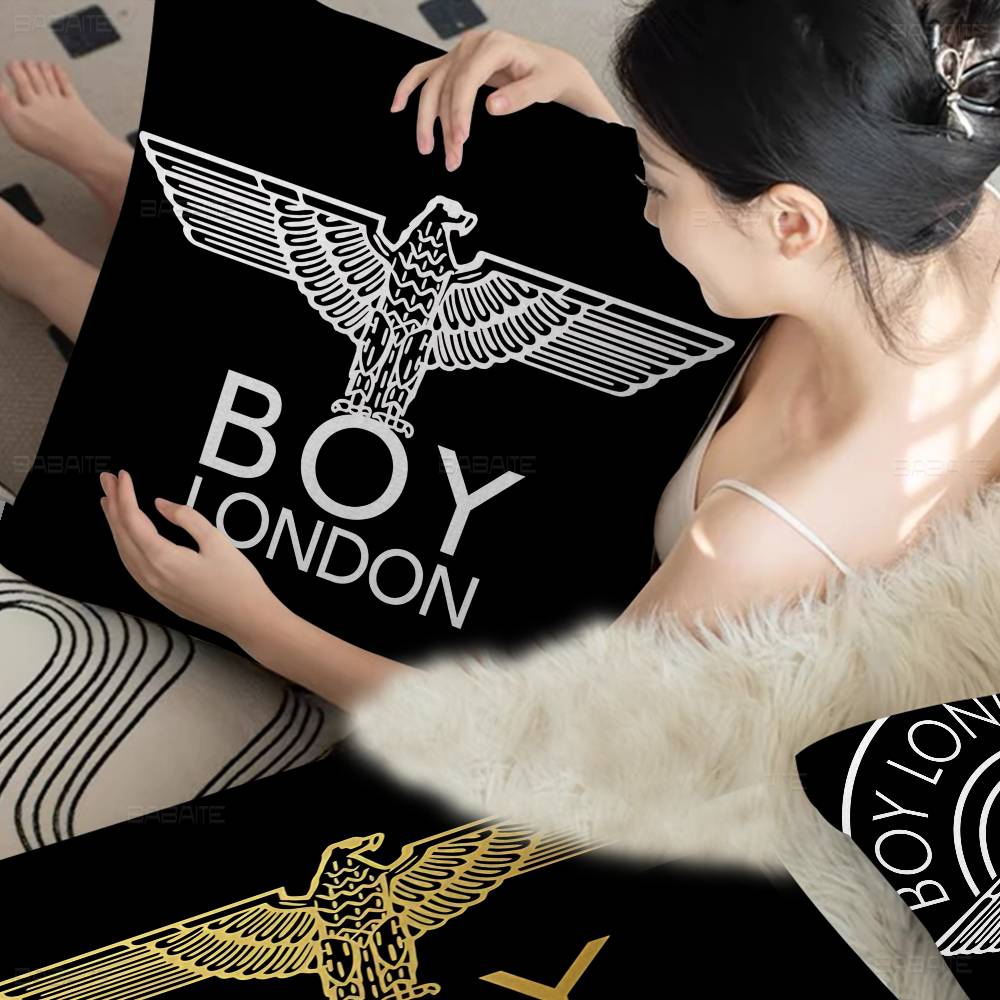 Klassische B-Boy L-London Logo Kissenbezug Kissenbezug Polsterung Sofa Wurfkissen Heimdeko Kissenbezug