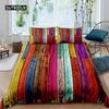 Set Copripiumino Porta Fienile in Legno Misura King Occidentale Set Biancheria da Letto Rustico Asse di Legno Stile Fattoria Country Poliestere