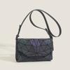 Diamond-shaped Patchwork Bag, Geometric Laser Bag, Summer Trend Small Square Bag, Luminous Single-shoulder Crossbody Bag