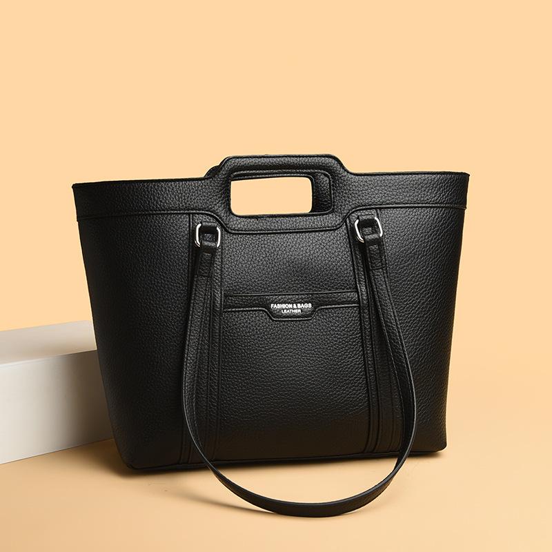 Einfache, modische, Retro-Damen-Einzelschultertasche mit großer Kapazität, Tragetasche