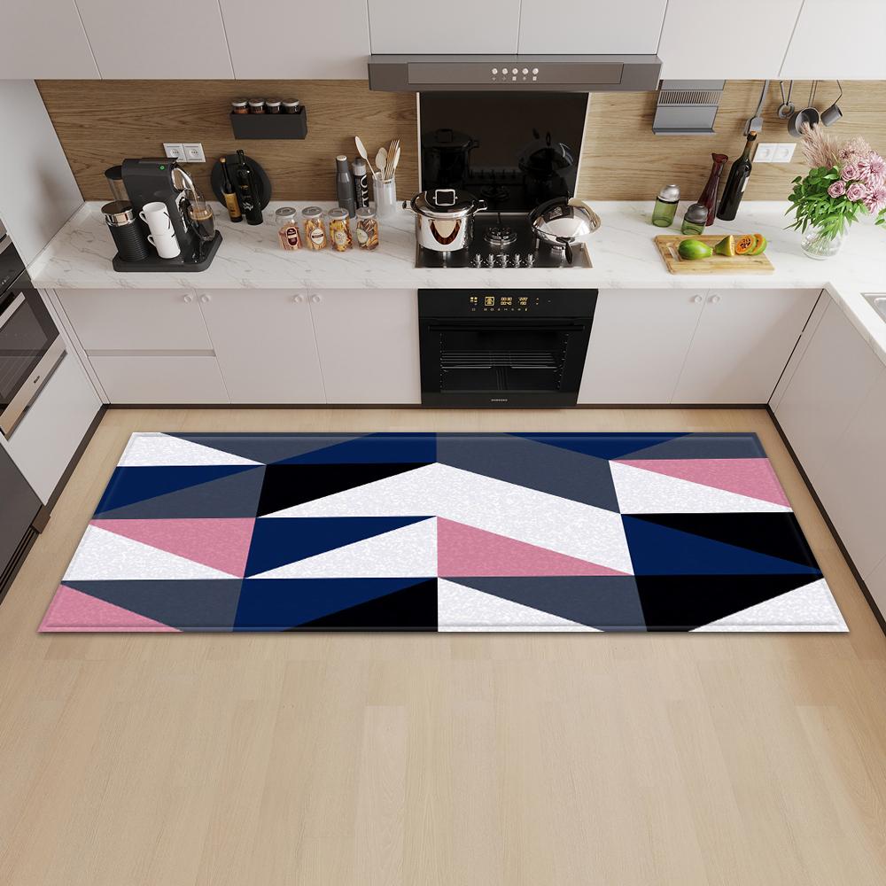 

Кухонный коврик, коврик для двери, крыльца, длинный ковер для спальни, балкона, ванной комнаты, нескользящий пол, ковер для гостиной 100x150cm