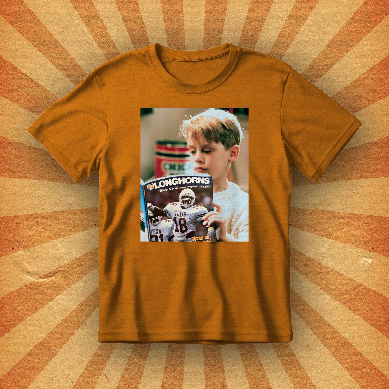 Vintage Home Alone Gameday Program Tee 3XL