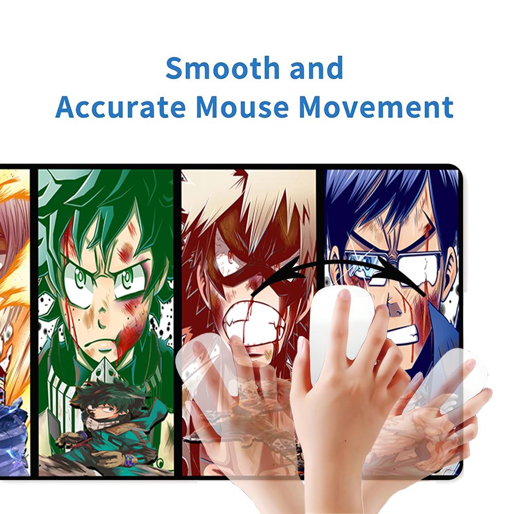 Powerful Anime Characters Large Gaming Mouse Pad Nonslip Rubber Base Waterproof Desk Mat For Office Pc Laptop