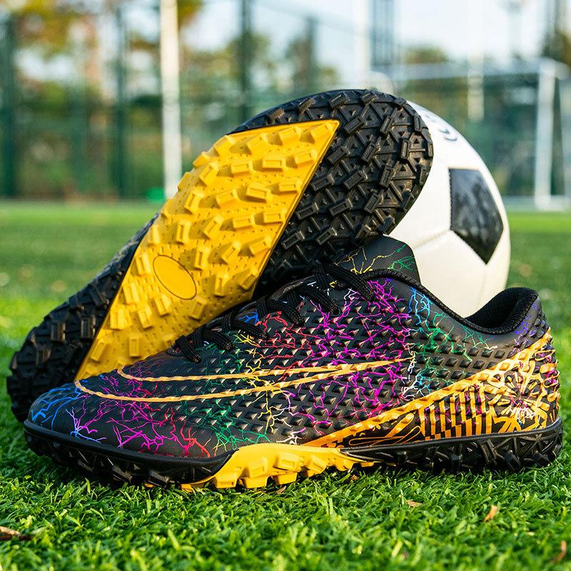 New Professional Football Shoes Men's and Women's AG Long Nails TF Broken Nails Youth Students Grass Competition Training Shoes