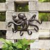 Metall-Wandhaken für Schlüssel, Handtücher und Schals, Akzent mit Meeresbewohner, zur Schraubmontage, für Eingangsbereich, Flur, Badezimmer, Schlafzimmer, Aufbewahrung