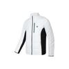FILA Golf Series Color Block Stand Collar Elite Woven Down Jacket Men Jacket Jade-White A11M345704F-WT