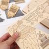 3D Wooden Puzzle 3D Wooden Mechanical Slide Marble Running Kit DIY Handmade Christmas Gift