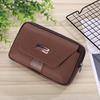 Schoolbag Men's Canvas Suction Buckle Belt Standard Horizontal Vertical 1.1 Inch Wear Belt Waist Bag Mobile Phone Bag, Spot Wholesale