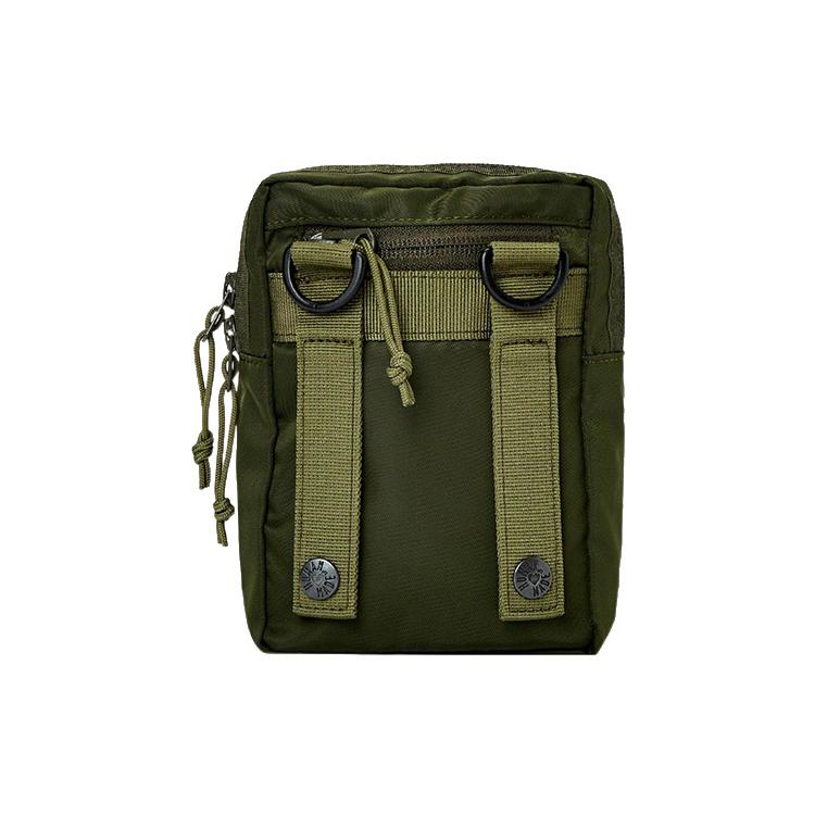 New HUMAN MADE Nylon Shoulder Bag, Crossbody Bag Regular Women's Olive Green HM25GD025-OLIV