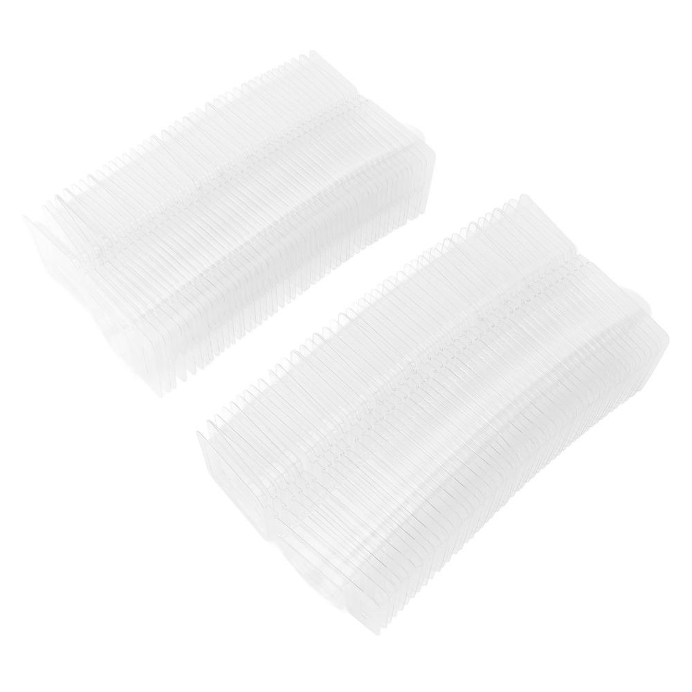 100Pcs PET Wax Melt Clamshell Tools Transparent Plastic Melt Trays For Valentine Day