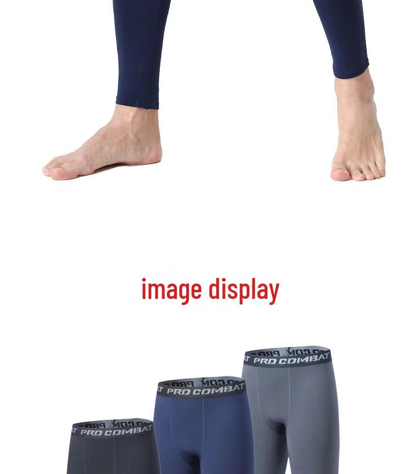 Men's Fleece-Lined Winter Thermal Quick-Dry Sports Base Layer Set