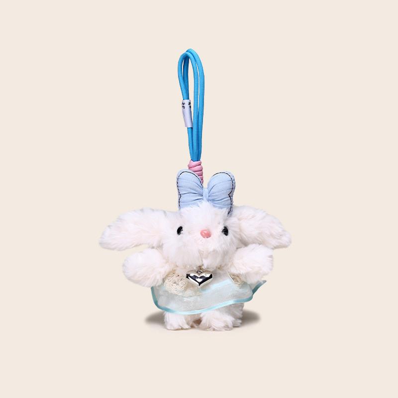 Lolita Lop Ear Bowknot Design Adorable Plush Keychain Gift Backpack Accessories