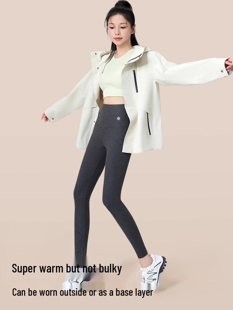 Extra Thick Wool Cotton Women's Base Layer Pants with Fleece-Lining - Slimming, No-Sag, Small Leg Design - Bestseller 2025 Arrival