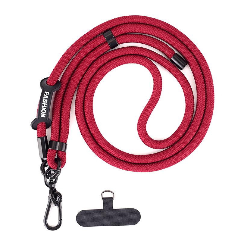 Mobile Phone Lanyard Crossbody Neck 1MM Polyester Mobile Phone Rope Neck Crossbody Adjustable Hand + Lanyard Crossbody Can Be Carried
