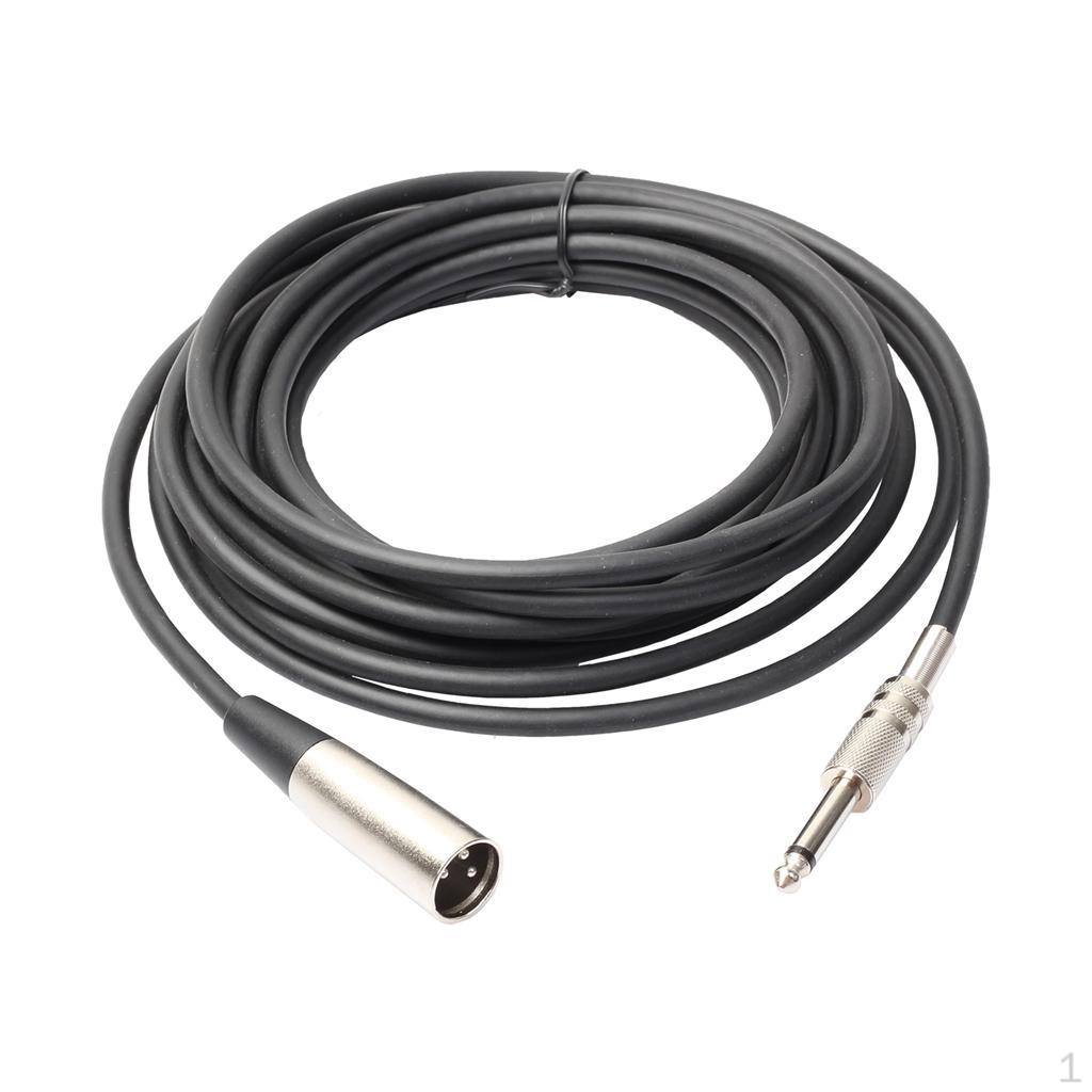 1/4 '' 6.35mm Male To Balanced Cable Audio Microphone
